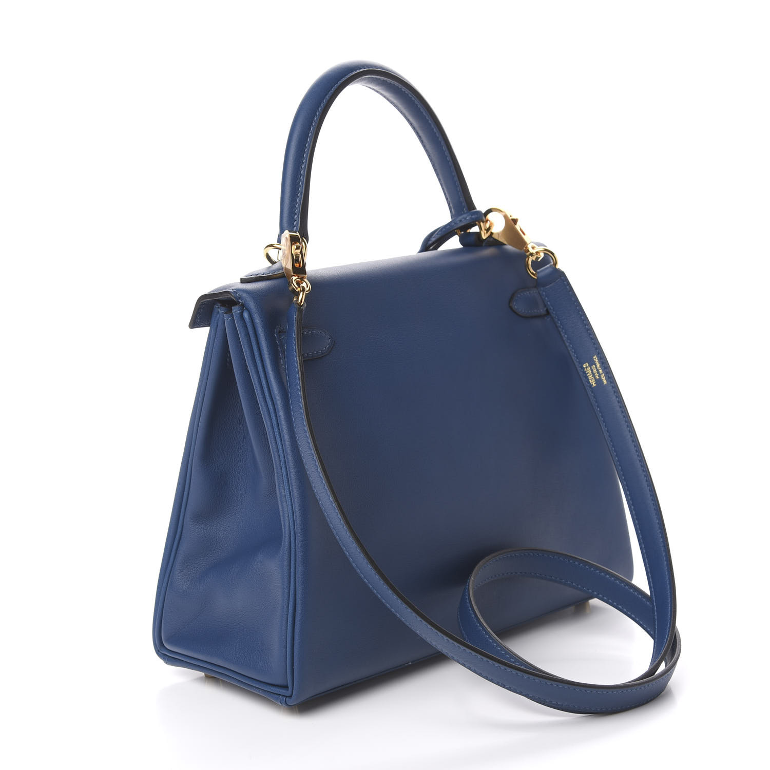 HERMES Swift Kelly Retourne Deep Bleu