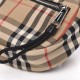 BURBERRY Nylon Vintage Check Small Cannon Bum Bags Archive Beige