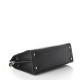 BURBERRY Grainy Calfskin Medium Title Bag Black