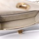 DIOR Metallic Calfskin Studded Small Diorama Silver