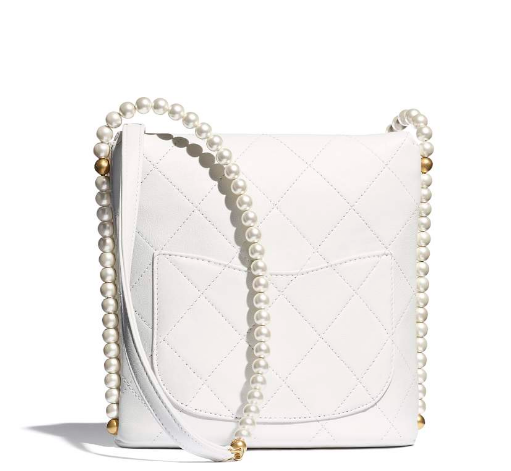 1chanel Small Hobo Bag white