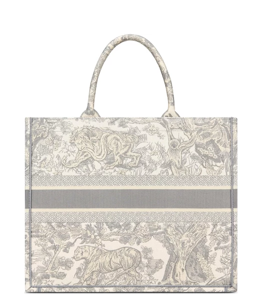 Dior Book Tote Canvas in toile de Jouy