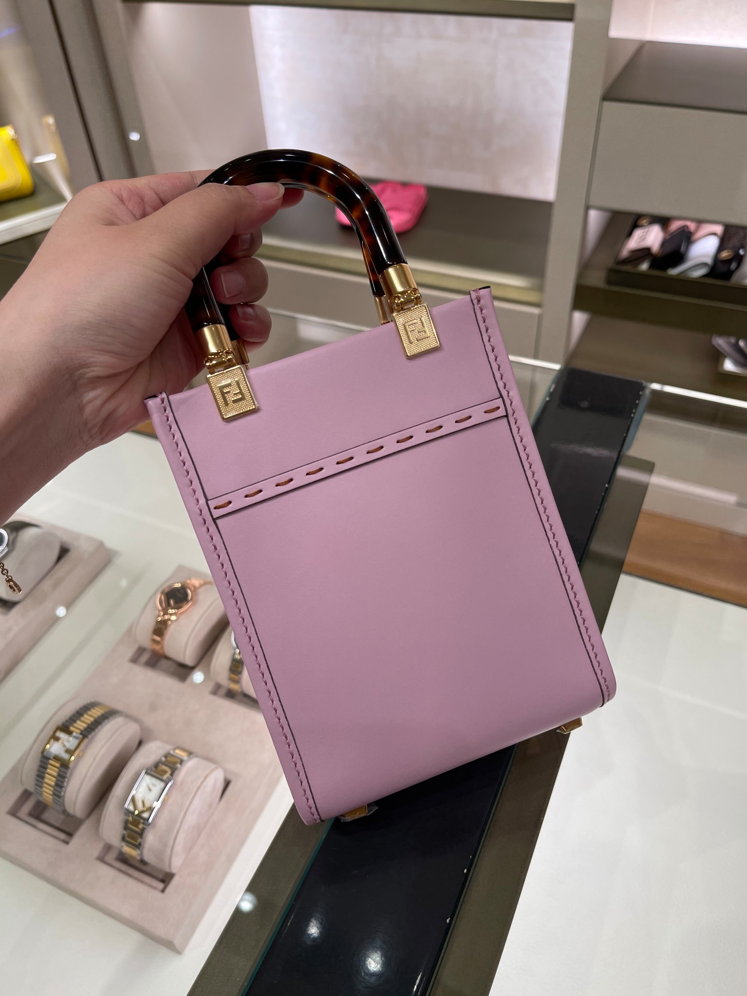 FENDI 1MINI SUNSHINE SHOPPER Pink