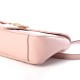 1GUCCI Calfskin Matelasse Small GG Marmont Shoulder Bag Perfect Pink