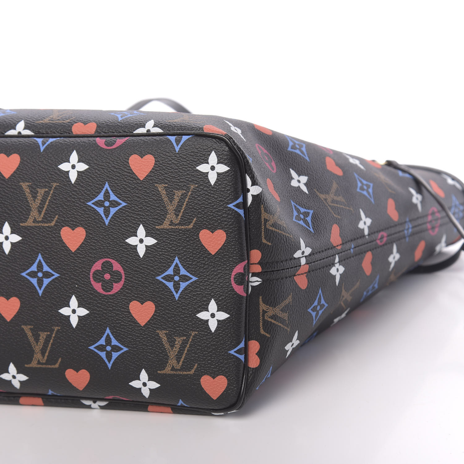 LOUIS VUITTON Game On Neverfull MM Black