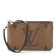 LOUIS VUITTON Reverse Monogram Giant Double Zip Pochette