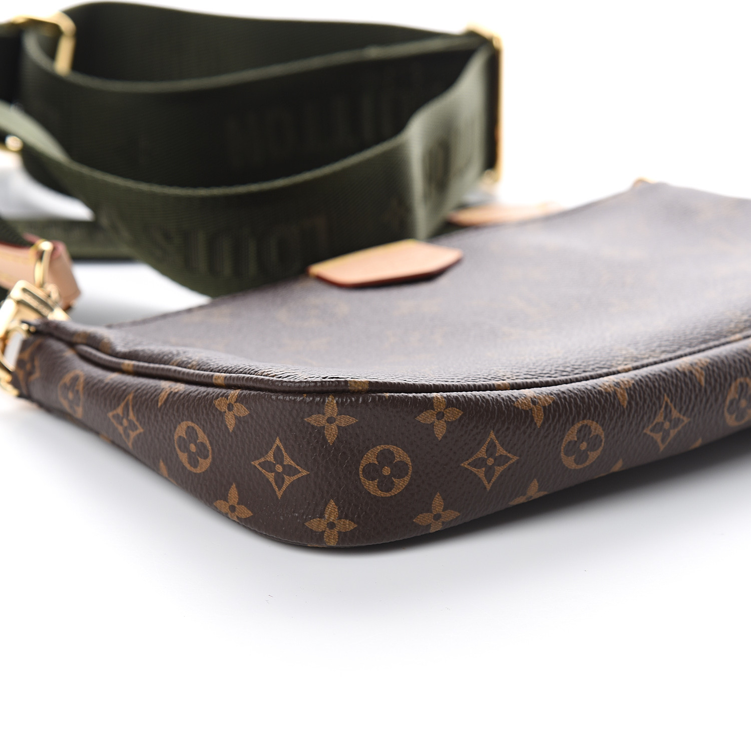 LOUIS VUITTON Monogram Multi Pochette Accessories Large Pochette Kaki