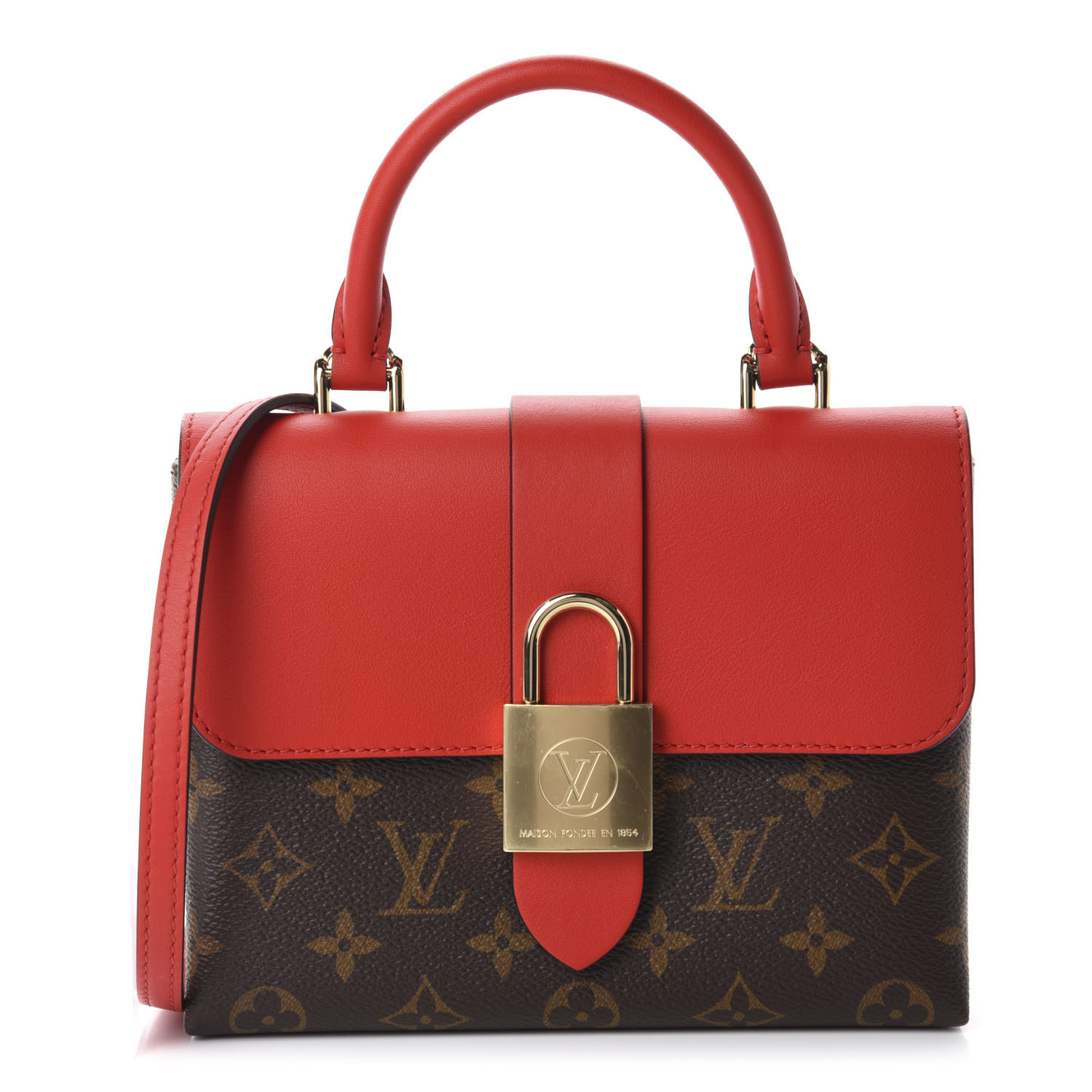 LOUIS VUITTON Monogram Locky BB Coquelicot Multi-color