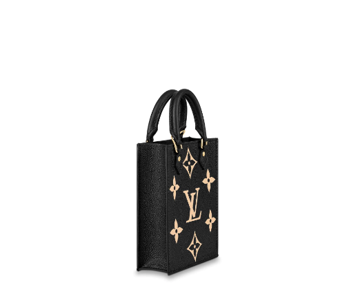 1Louis Vuitton Petit Sac Plat Bag Monogram Empreinte Black Silkscreen Organ Bag