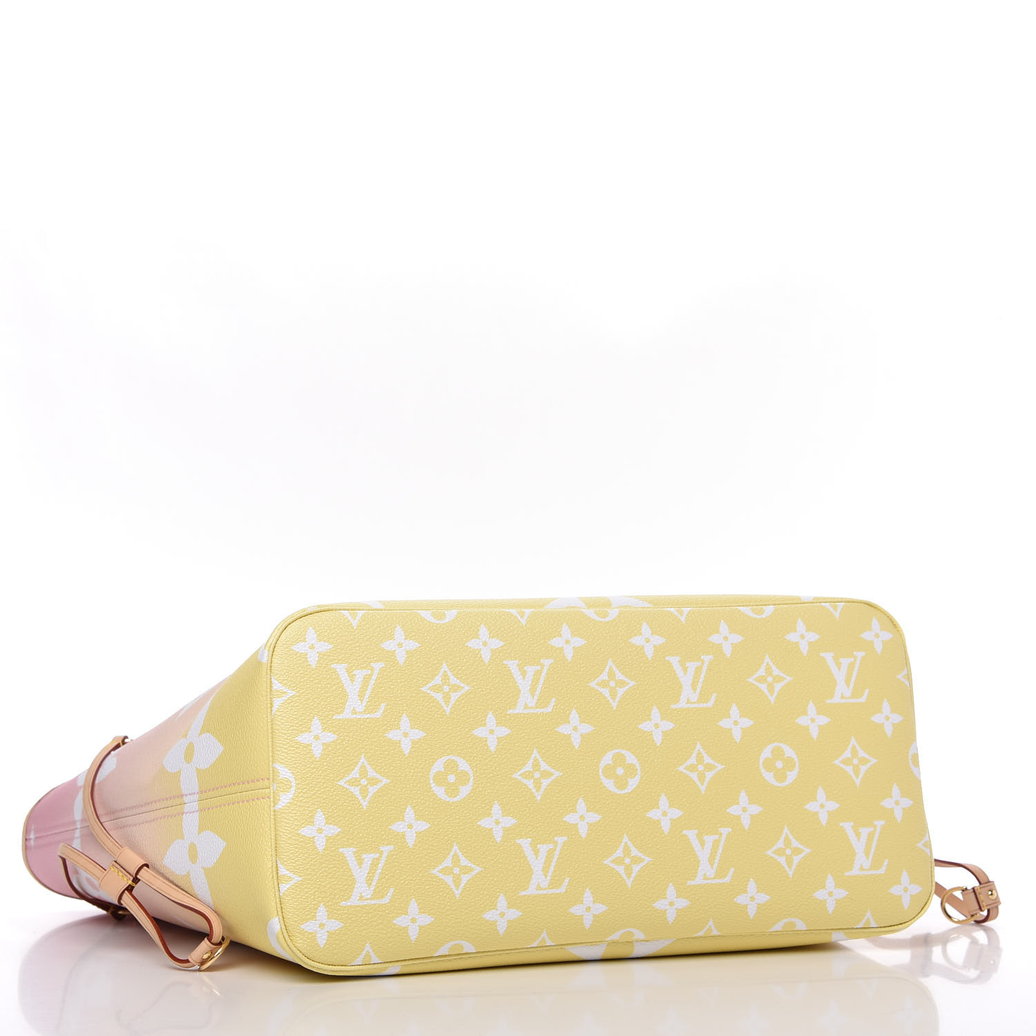 LOUIS VUITTON Monogram Giant By The Pool Neverfull MM Light Pink