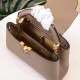 1LOUIS VUITTON Taurillon Capucines BB Galet