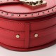 MCM Calfskin Mini Patricia Studded Crossbody Bag Red