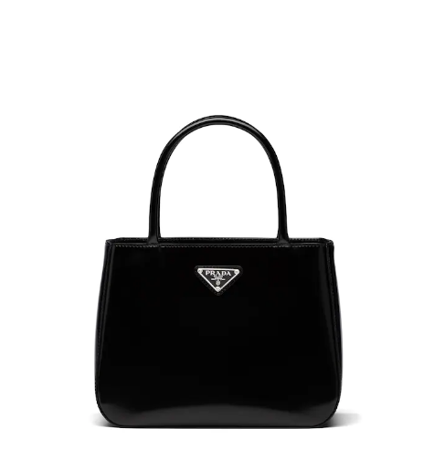 Prada 1BA320 brushed leather handbag